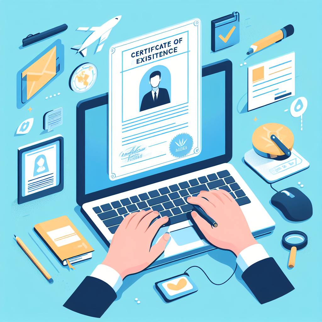 certificate of existence